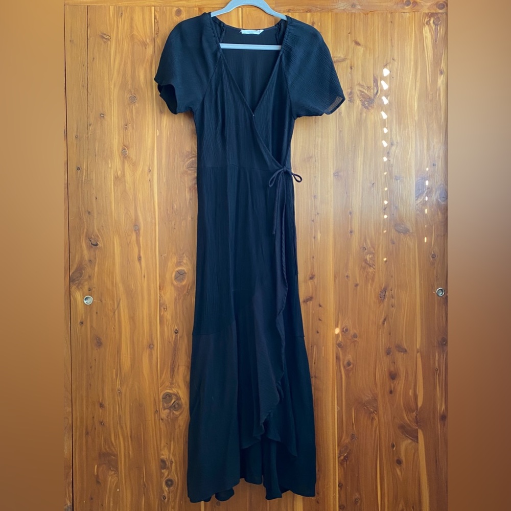 Black Wrap Dress